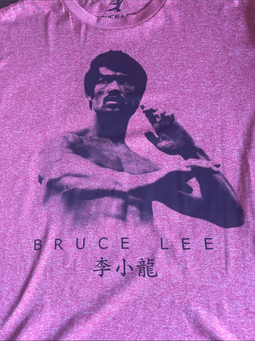 Bruce Lee Graphic Tee - Red Heather Men’s Shirt (791)